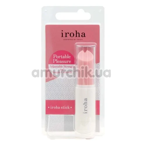 Клиторальный вибратор Tenga Iroha Stick, светло-розовый
