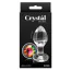 Анальна пробка з райдужним кристалом Crystal Desires Rainbow Gem M, прозора - Фото №3