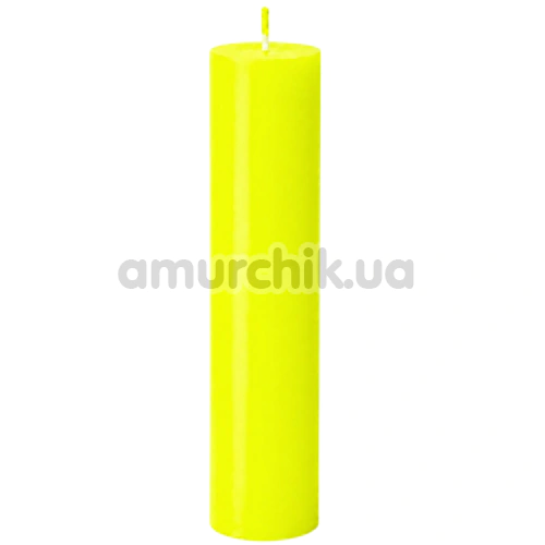 Свеча Feral Feelings WaxPlay Candle UV-Neon - светится в темноте, желтая - Фото №1