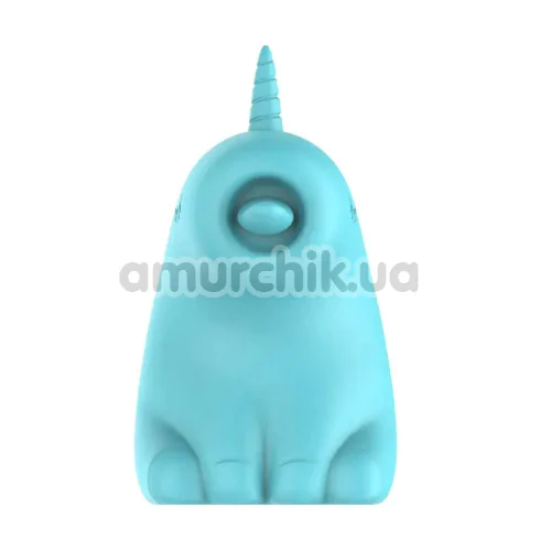 Симулятор орального секса для женщин с вибрацией Univibe Sexy Unicorn, голубой