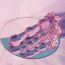 Фаллоимитатор Glaze Glass Rosebud Beaded Dildo 8, розовый - Фото №9