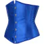 Корсет DS Fetish Vintage Satin Underbust Corset, синий - Фото №8
