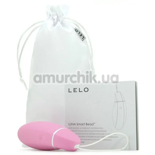 Виброяйцо Lelo Luna Smart Bead Pink (Лело Луна Смарт Бид), розовое