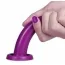 Фалоімітатор LoveToy Holy Dong S 4.5, фіолетовий - Фото №6