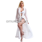 Пеньюар Star Night Negligee Long Sleeve Robe, білий - Фото №1