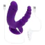 Подвійний вібратор Evolved The Rider, фіолетовий - Фото №7