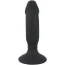 Анальная пробка с вибрацией Black Velvets Rechargeable Plug, черная - Фото №2