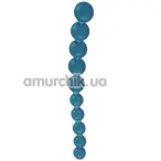 Анальне намисто Jumbo Jelly Thai Beads блакитне - Фото №1