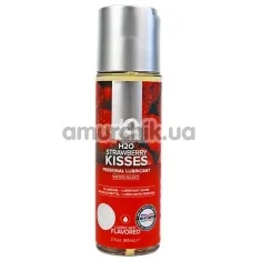 Оральный лубрикант JO H2O Strawberry Kiss - клубника, 60 мл - Фото №1
