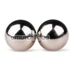 Вагинальные шарики Easy Toys Ben Wa Magnetic Exercise Balls 12 mm, серебряные  - Фото №1
