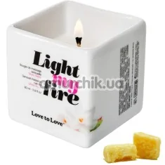 Массажная свеча Love To Love Light My Fire Musc - мускус, 80 мл - Фото №1