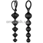 Набір из 2 анальних ланцюжків Satisfyer Love Beads, чорний - Фото №1