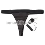 Вибротрусики Vibrating Panties Remote Controlled, черные - Фото №1