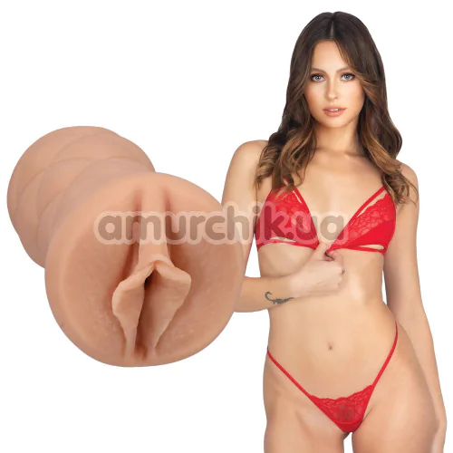 Искусственная вагина Signature Strokers Stella Barey Pocket Pussy, телесная