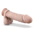 Вібратор з поштовхами Dr. Skin Silicone Dr. Beckham 7 Thumping Dildo, тілесний - Фото №3