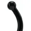 Двокінцевий фалоімітатор Double Bull Black Dildo - Фото №2