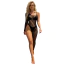 Комбінезон Star Night One Shoulder Stripe Bodystocking, чорний - Фото №5