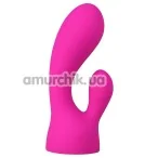 Насадка на универсальный массажер PalmBliss Silicone Massager Head 1, розовая - Фото №1