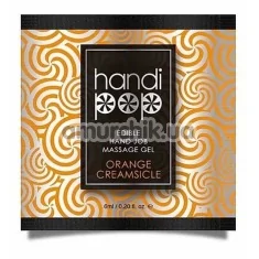 Гель для массажа Sensuva Handipop Orange Creamsicle - апельсиновое мороженое, 6 мл - Фото №1