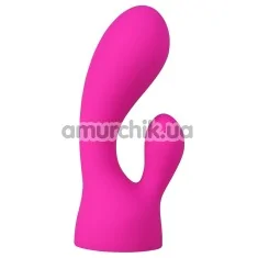 Насадка на универсальный массажер PalmBliss Silicone Massager Head 1, розовая - Фото №1