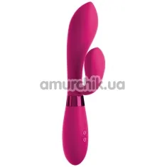 Вибратор OMG! Rabbits #Mood Silicone Vibrator, розовый - Фото №1