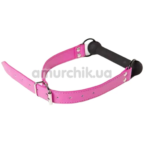 Кляп DS Fetish Silicone Luxury Fetish Gag, черно-розовый