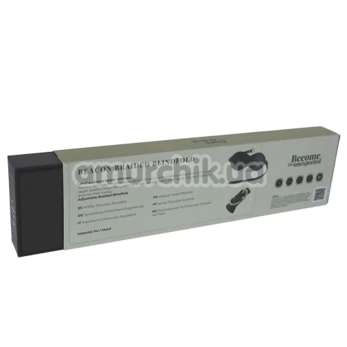 Маска на глаза Guilty Pleasure Beacon Braided Blindfold, черная