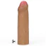 Насадка на пеніс Revolutionary Silicone Nature Extender 1, коричнева - Фото №4