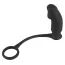 Ерекційне кільце із стимулятором простати з вібрацією Black Velvets Vibrating Ring + Plug - Фото №3