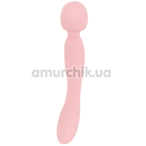 Універсальний вібромасажер Good Vibes Only Simi Double-Sided Wand, рожевий - Фото №1