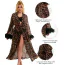 Пеньюар Star Night Sexy Leopard Long Sleeve Robe, леопардовий - Фото №16
