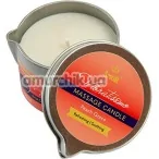 Масажна свічка Amor Vibratissimo Massage Candle Peach Grace - персик, 50 мл - Фото №1