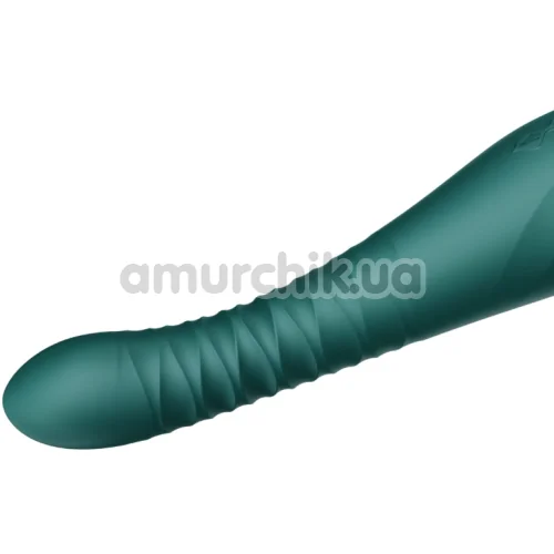 Вибратор для точки G Zalo King Vibrating Thruster, зеленый
