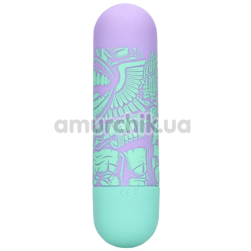 Кліторальний вібратор Shots S-Line Sweet Vibrating Pussy Bullets Lip Off Some Steam, бузковий