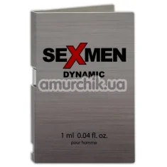 Туалетная вода с феромонами Sexmen Dynamic, 1 мл для мужчин - Фото №1
