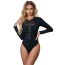 Боді Star Night Hook Buckles Bodysuit, чорне - Фото №1