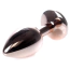 Анальна пробка з блакитним кристалом Exclusivity Jewellery Red Gold Plug, золота - Фото №4