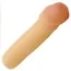 Насадка-удлинитель пениса Cyberskin 1.5 Transformer Penis Extension, телесная - Фото №2