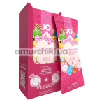 Набор оральных лубрикантов JO Candy Shop Cotton Candy - сахарная вата, 12 х 10 мл - Фото №1