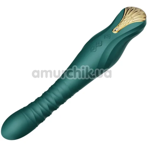 Вибратор для точки G Zalo King Vibrating Thruster, зеленый