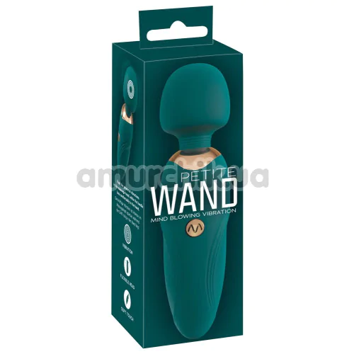 Универсальный вибромассажер Petite Wand, зеленый