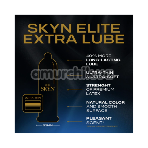 Skyn Elite Extra Lubricated, 3 шт