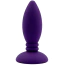 Анальна пробка Alume Silicone Textured Teardrop Anal Plug S, фіолетова - Фото №1