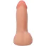 Фалоімітатор Doc Johnson The Realistic Cock With Balls 5, тілесний - Фото №3
