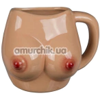 Чашка у вигляді грудей Ceramic Mug Boobs, бежева - Фото №1