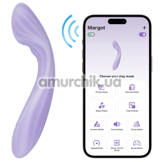 Вібратор для точки G з підігрівом Svakom Margot, фіолетовий - Фото №1