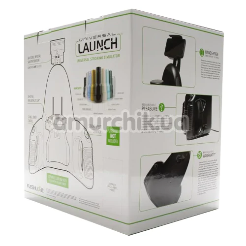 Адаптер для мастурбаторів Fleshlight Universal Launch, чорний
