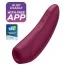 Симулятор орального сексу для жінок Satisfyer Curvy 1+, бордовий - Фото №10