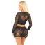 Комплект Leg Avenue Wildest Dreams Crop Top And Skirt Set, чорний: топ + спідниця - Фото №4