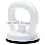 Ручка на присоске для душа Sex In The Shower Single Locking Suction Handle, белая - Фото №1